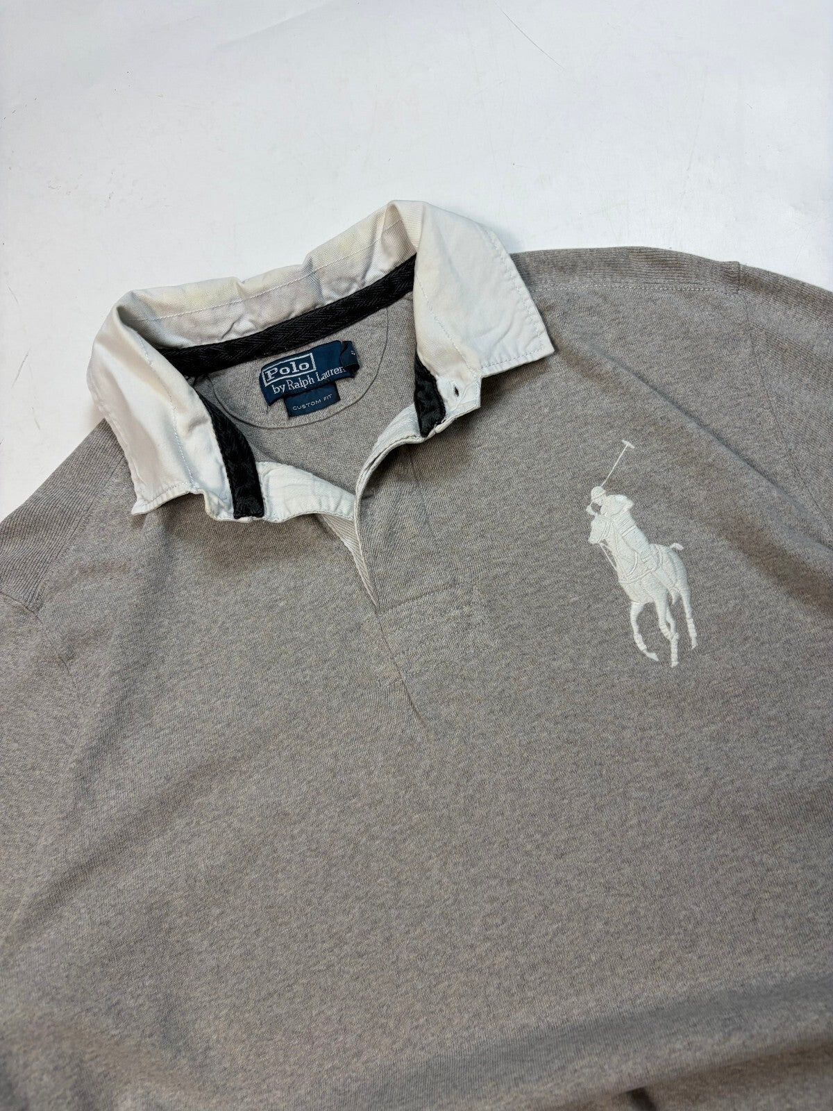 Vintage Ralph Lauren big pony rugby polo shirt (XL)