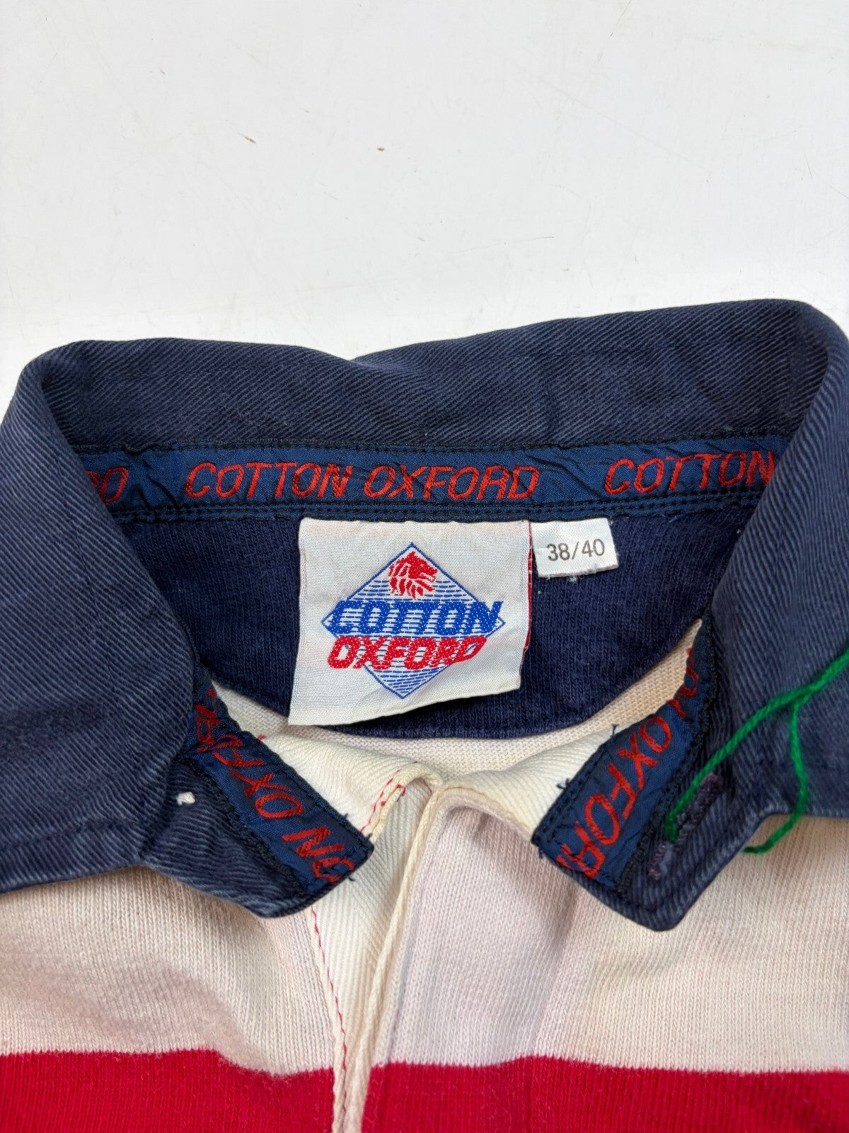 Vintage 80s British & Irish Lions Cotton Oxford supporters rugby shirt (S)
