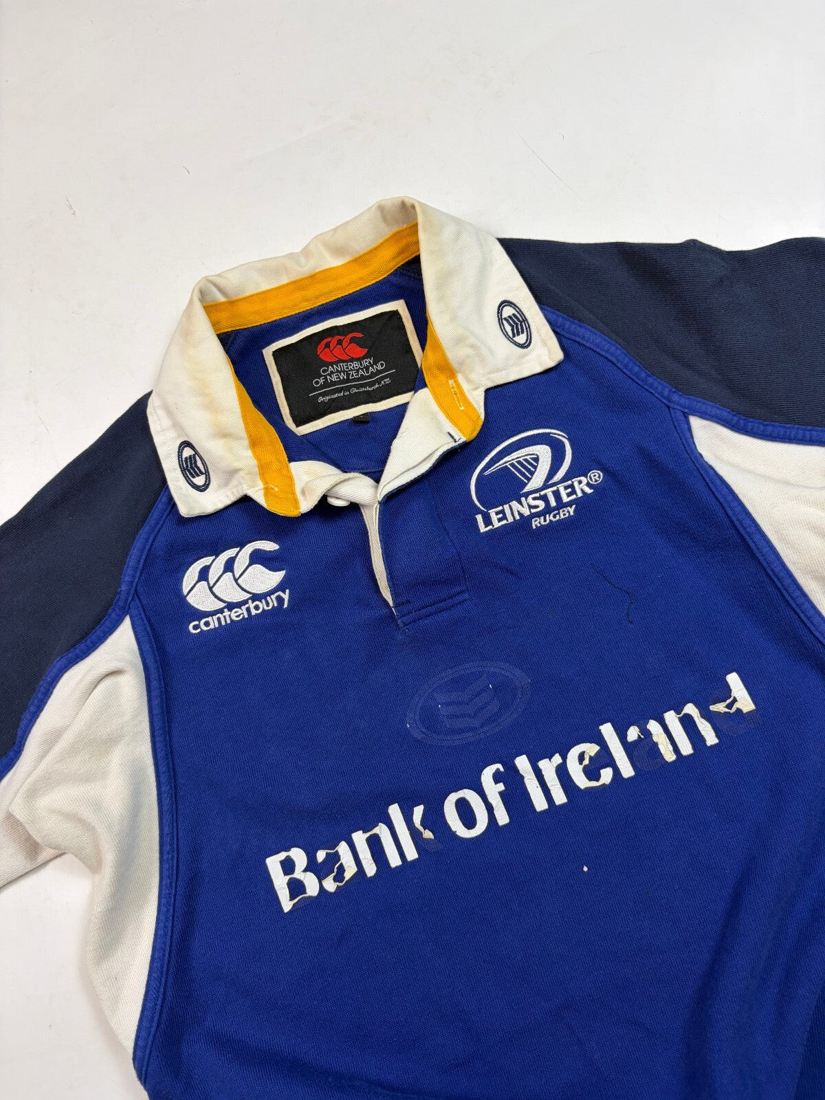 Vintage Leinster 2007/08 Canterbury rugby union shirt (S)