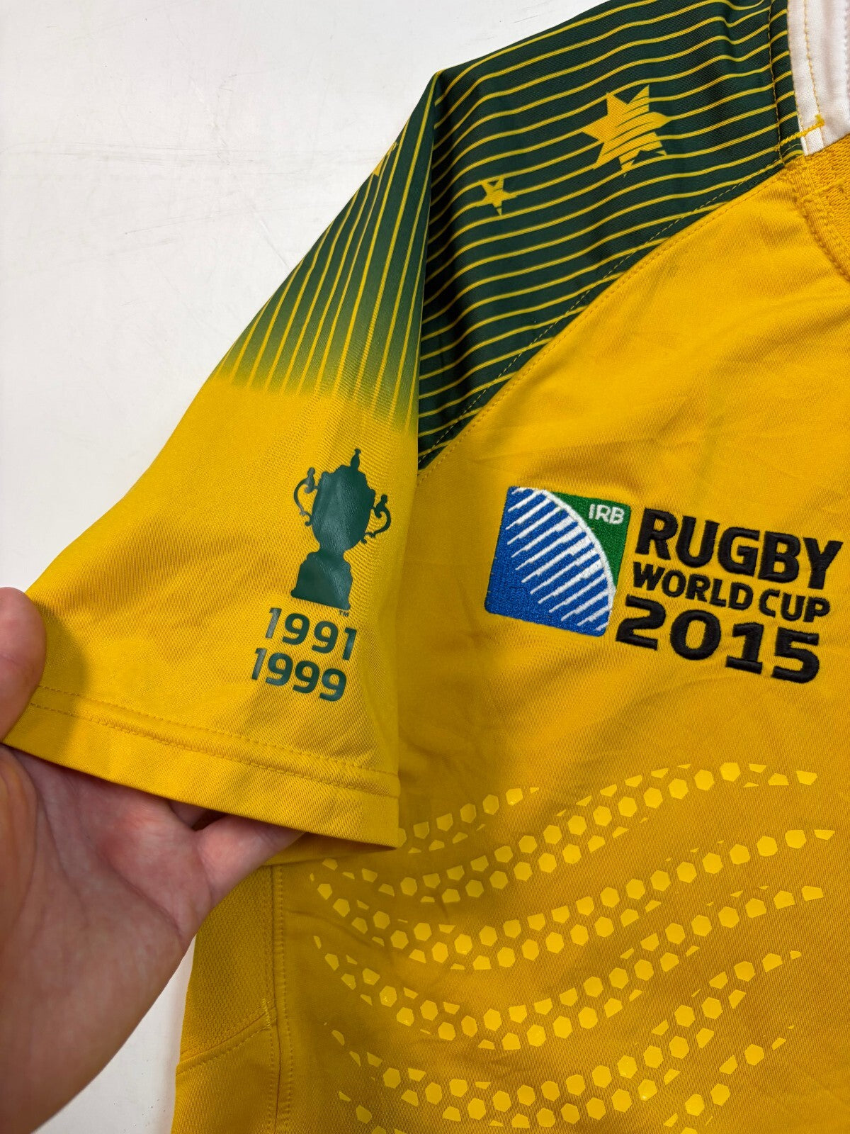 Australia 2015 world cup Asics rugby union shirt (S)