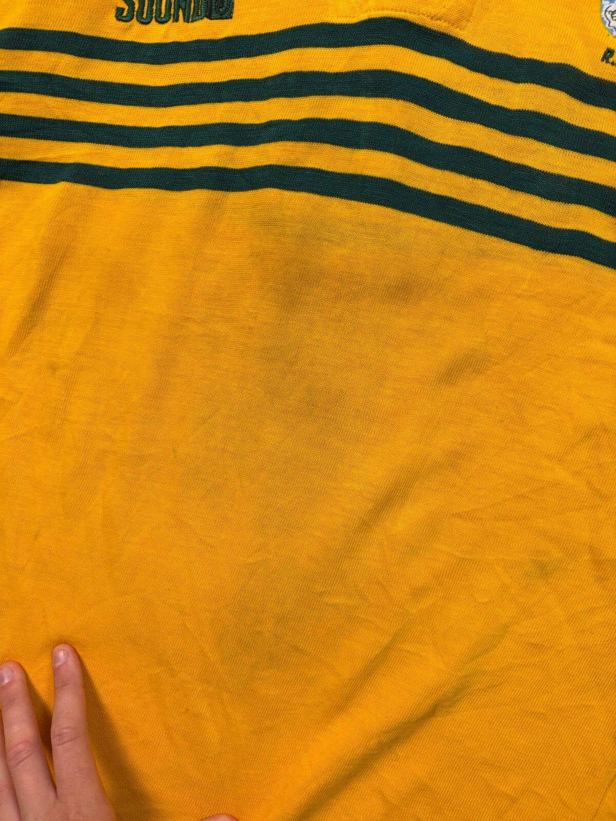 Vintage 80s Beddau Halbro rugby union shirt (L)
