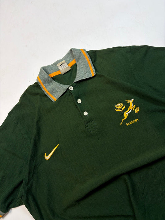 Vintage South Africa 1997-99 Nike rugby polo shirt (XL)