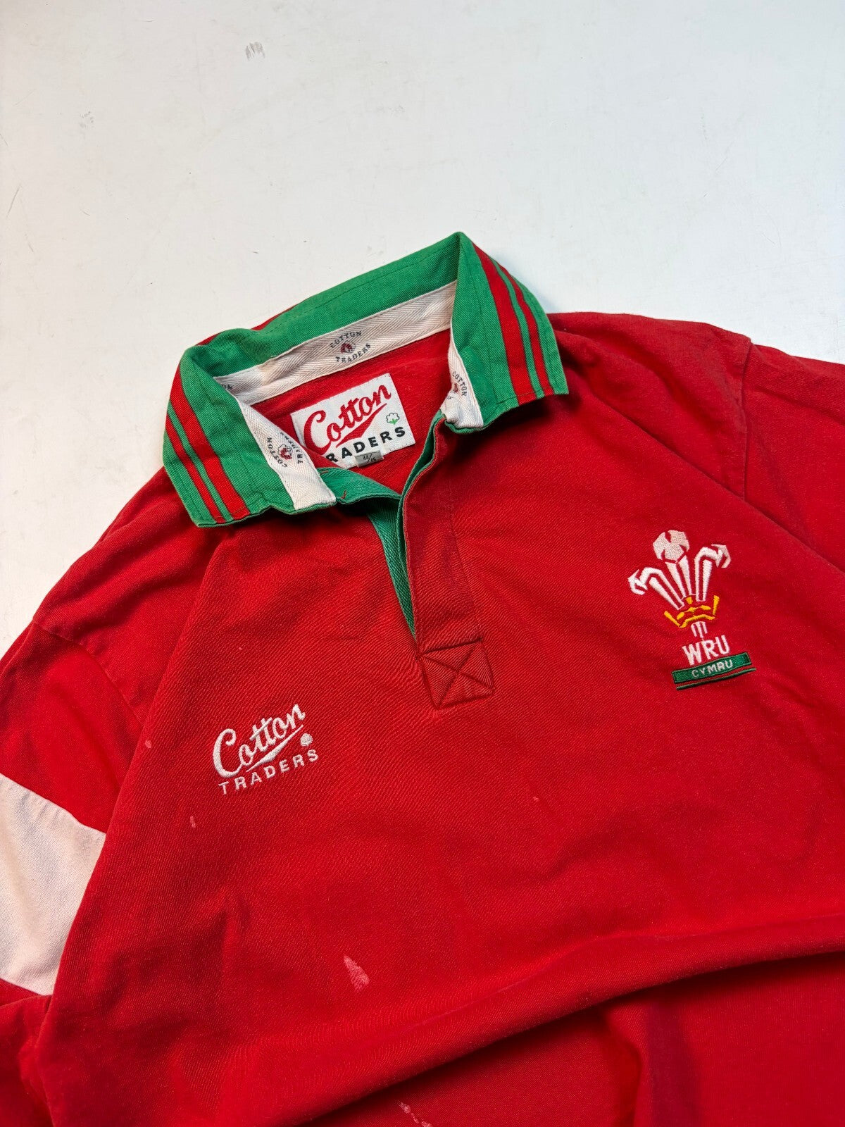 Vintage Wales 1994/95 Cotton Traders rugby union shirt (L)