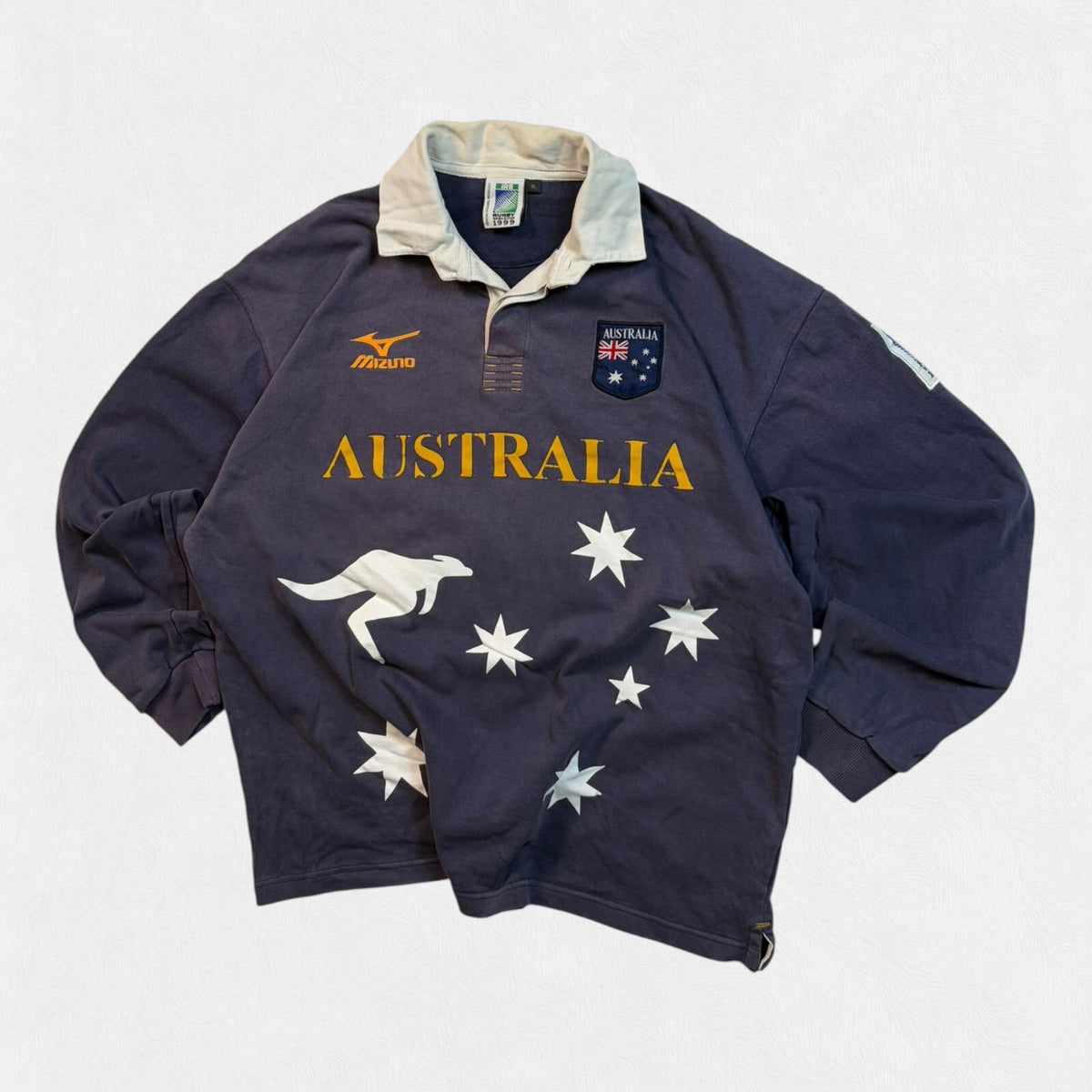 Vintage Australia 1999 world cup Mizuno rugby union shirt (XL)