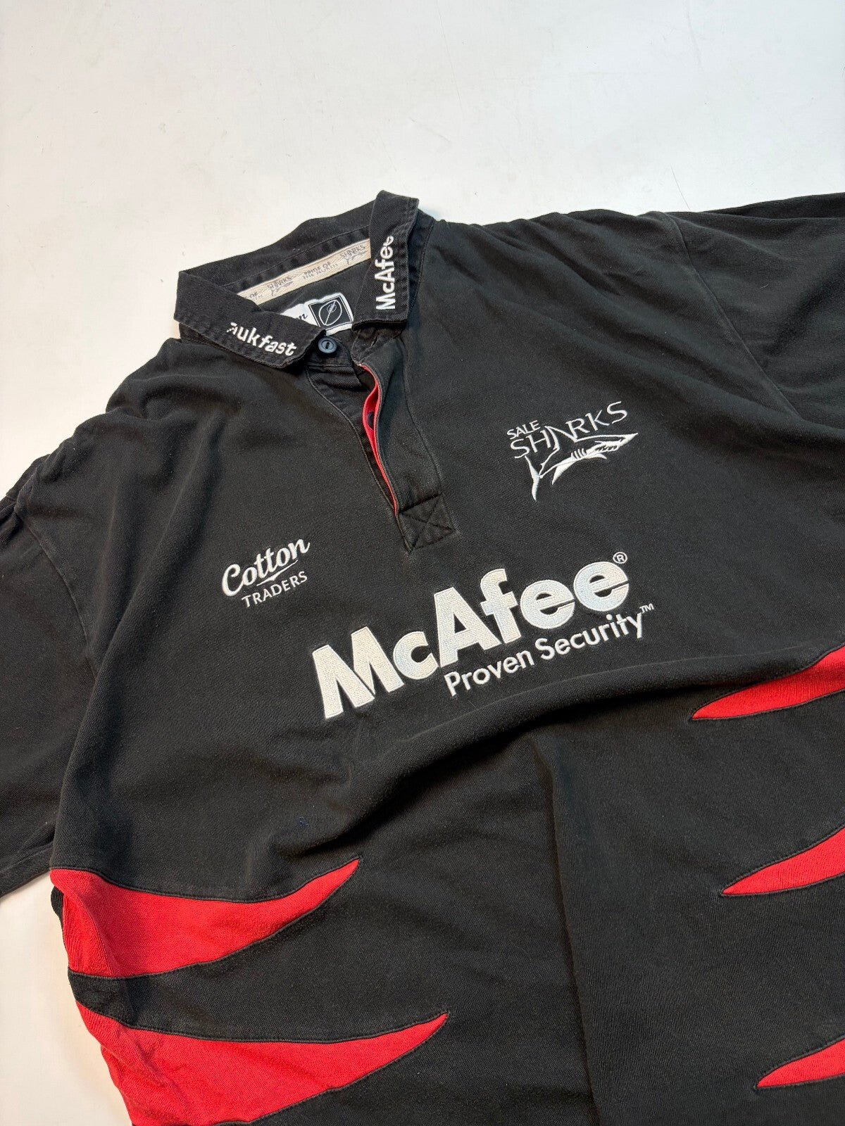 Vintage Sale Sharks 2006/07 Cotton Traders away rugby shirt (XXL)