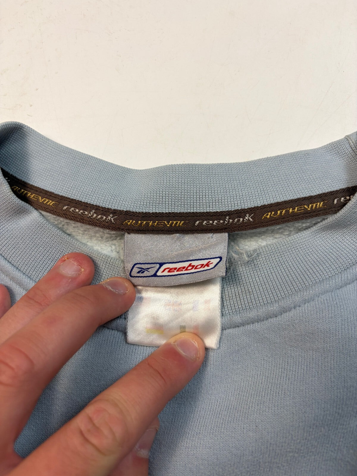 Vintage Reebok authentic spell out sweatshirt (M)