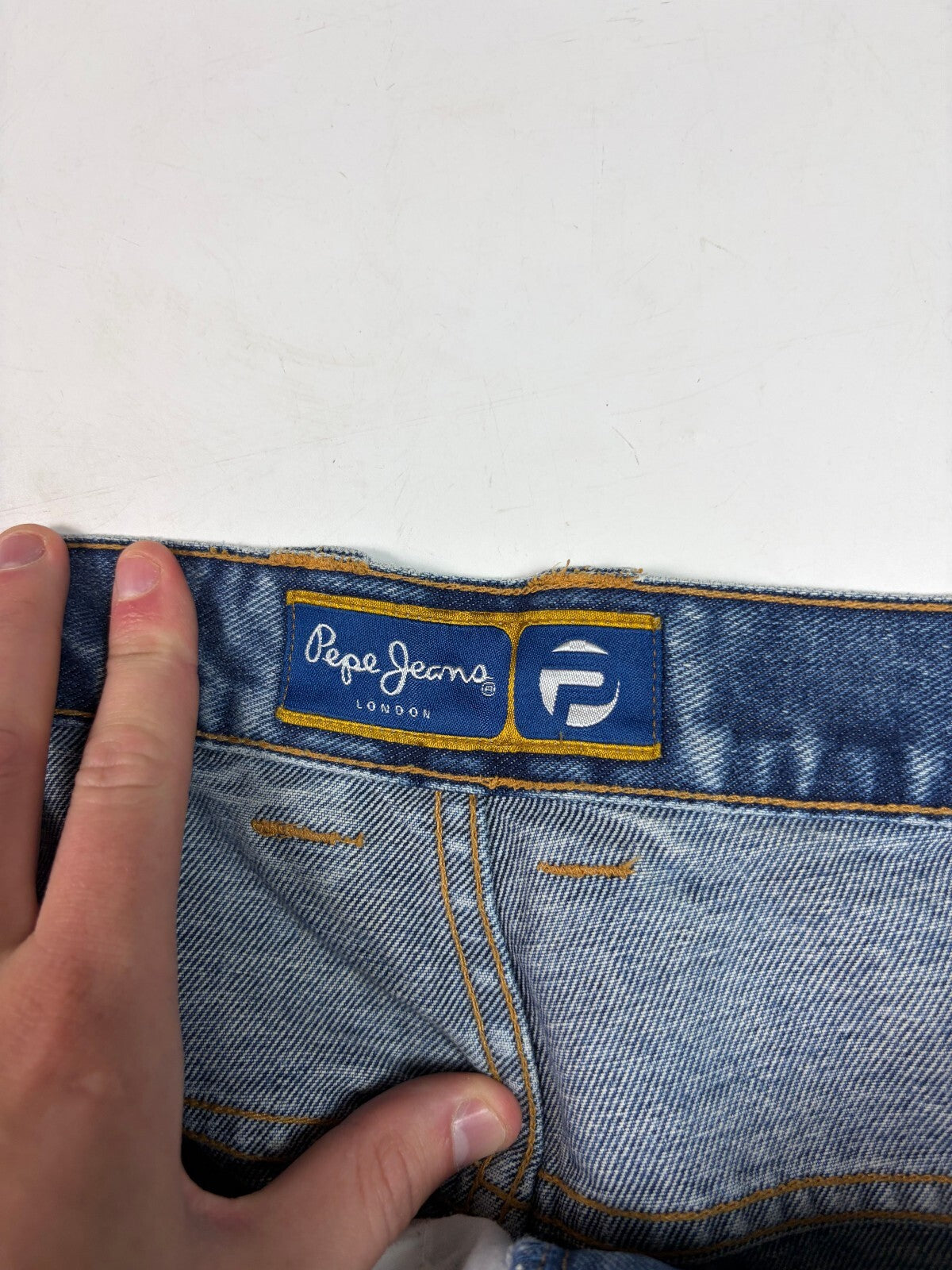 Vintage Y2K Pepe jeans baggy hip hop jeans (W38)