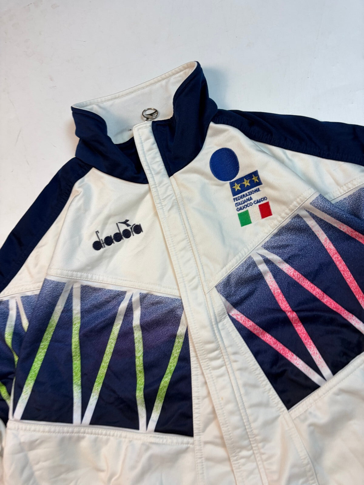 Vintage Italy 1993/94 Diadora football track jacket (L)