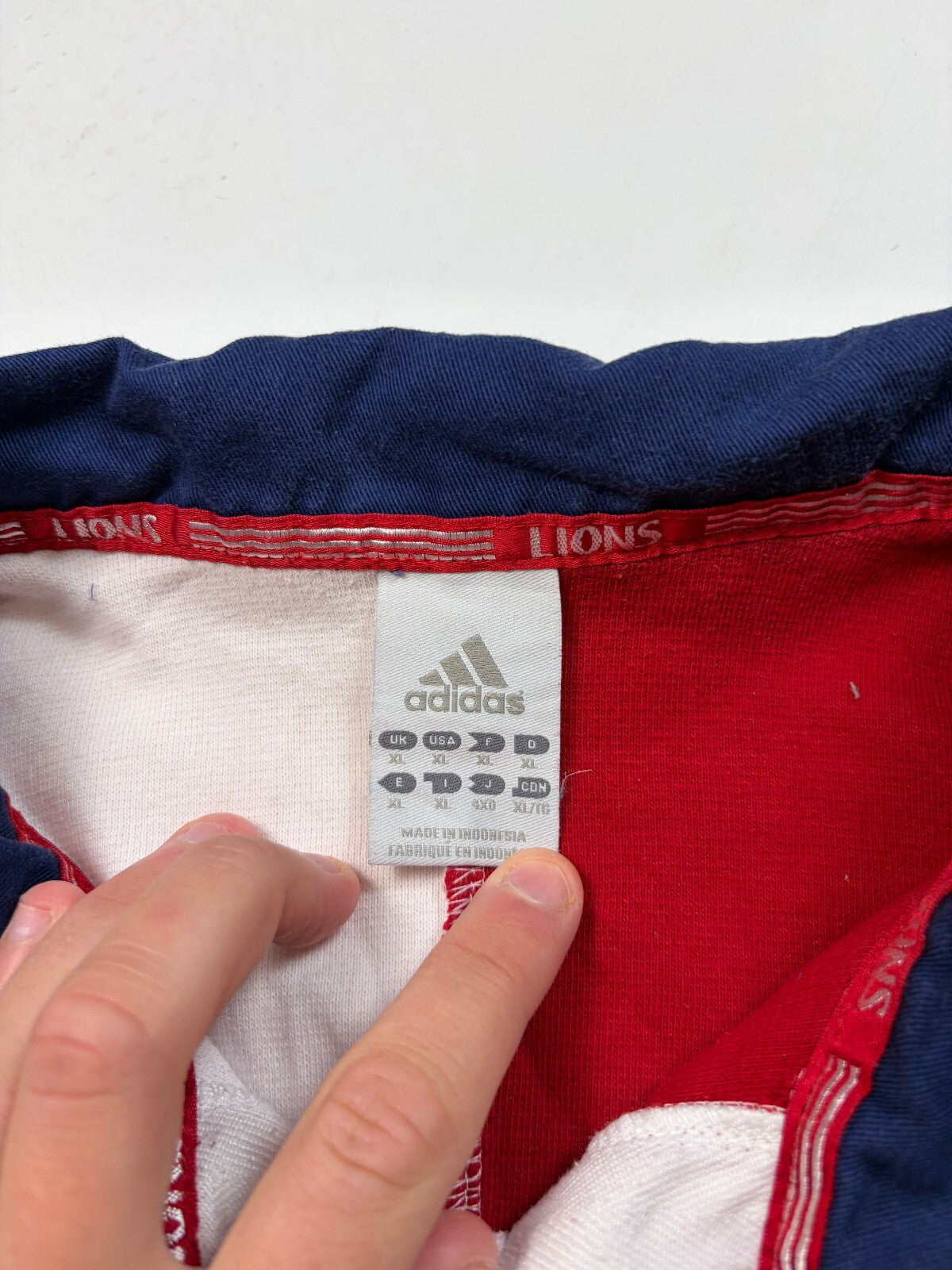 Vintage British & Irish Lions 2005 Adidas supporters rugby shirt (XL)
