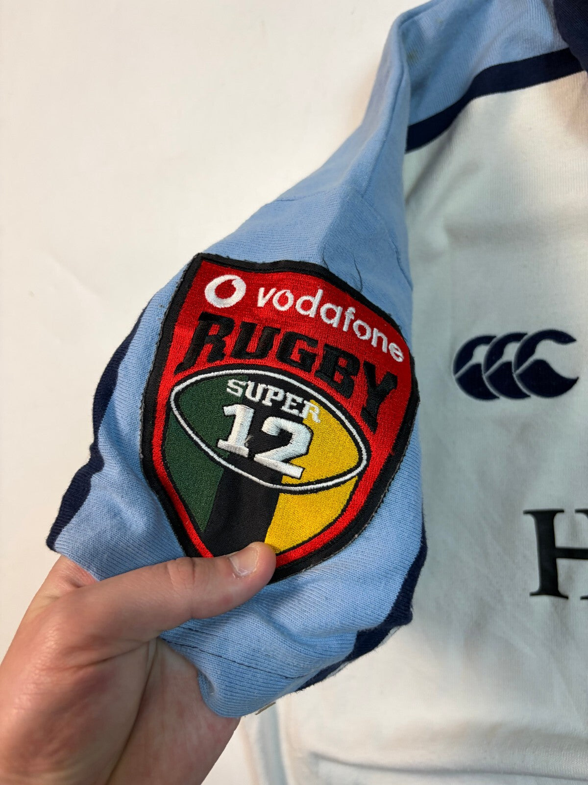 Vintage NSW Waratahs 2002/03 Canterbury away rugby shirt (XXL)