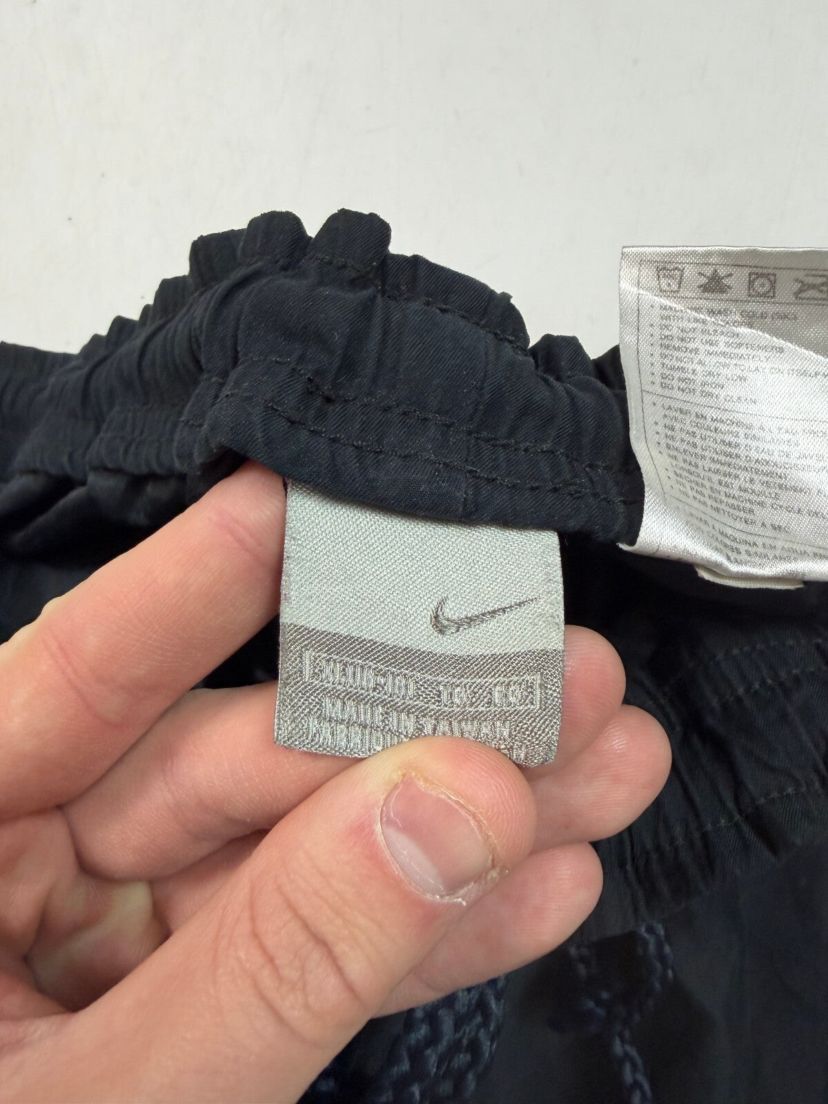 Vintage Y2K Nike side stripe baggy track pants (XL)