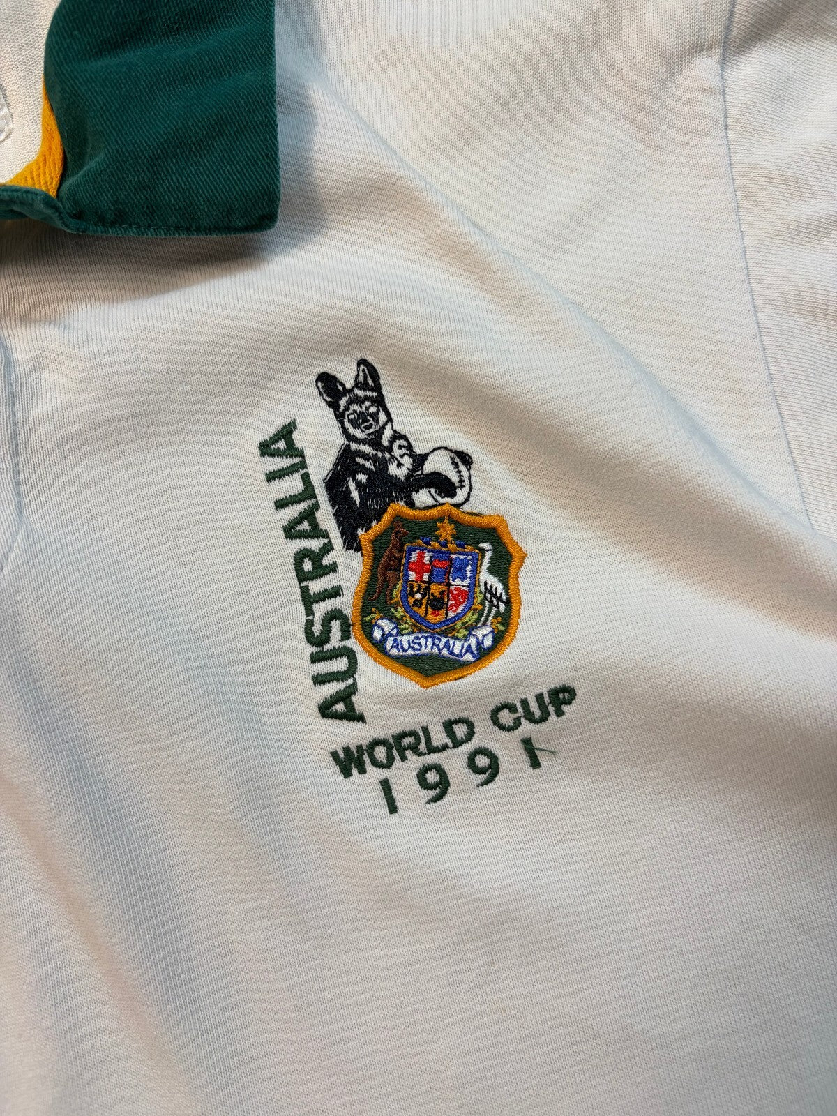 Vintage Australia Wallabies 1991 world cup Umbro rugby shirt (L)