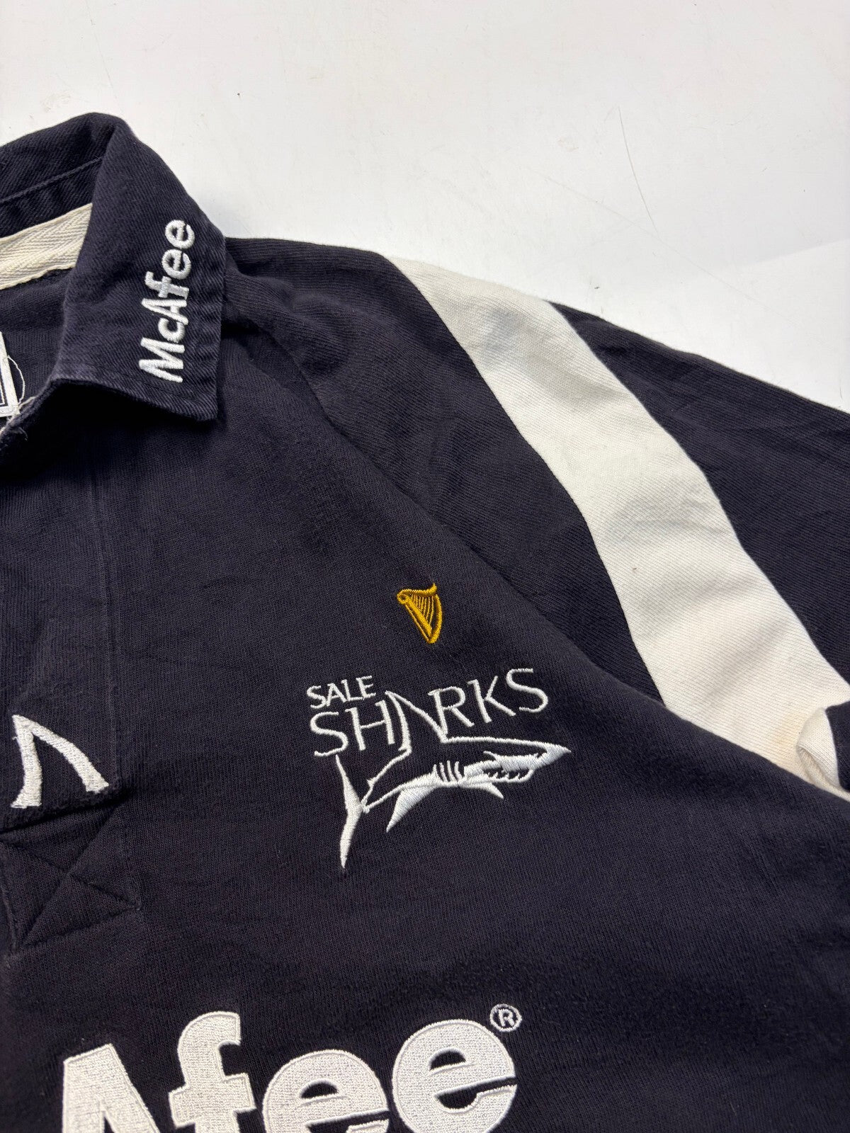 Vintage Sale Sharks 2008/09 Cotton Traders rugby union shirt (M)