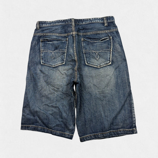 Vintage Y2K Route 66 baggy hip hop jorts (W40)