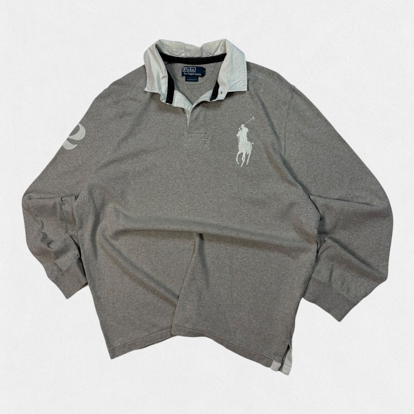 Vintage Ralph Lauren big pony rugby polo shirt (XL)