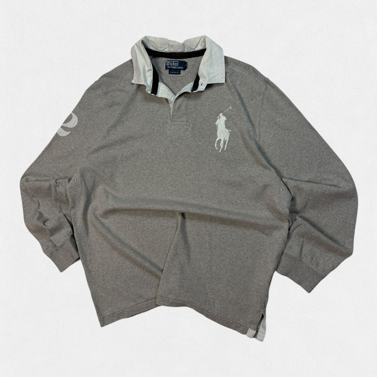 Vintage Ralph Lauren big pony rugby polo shirt (XL)
