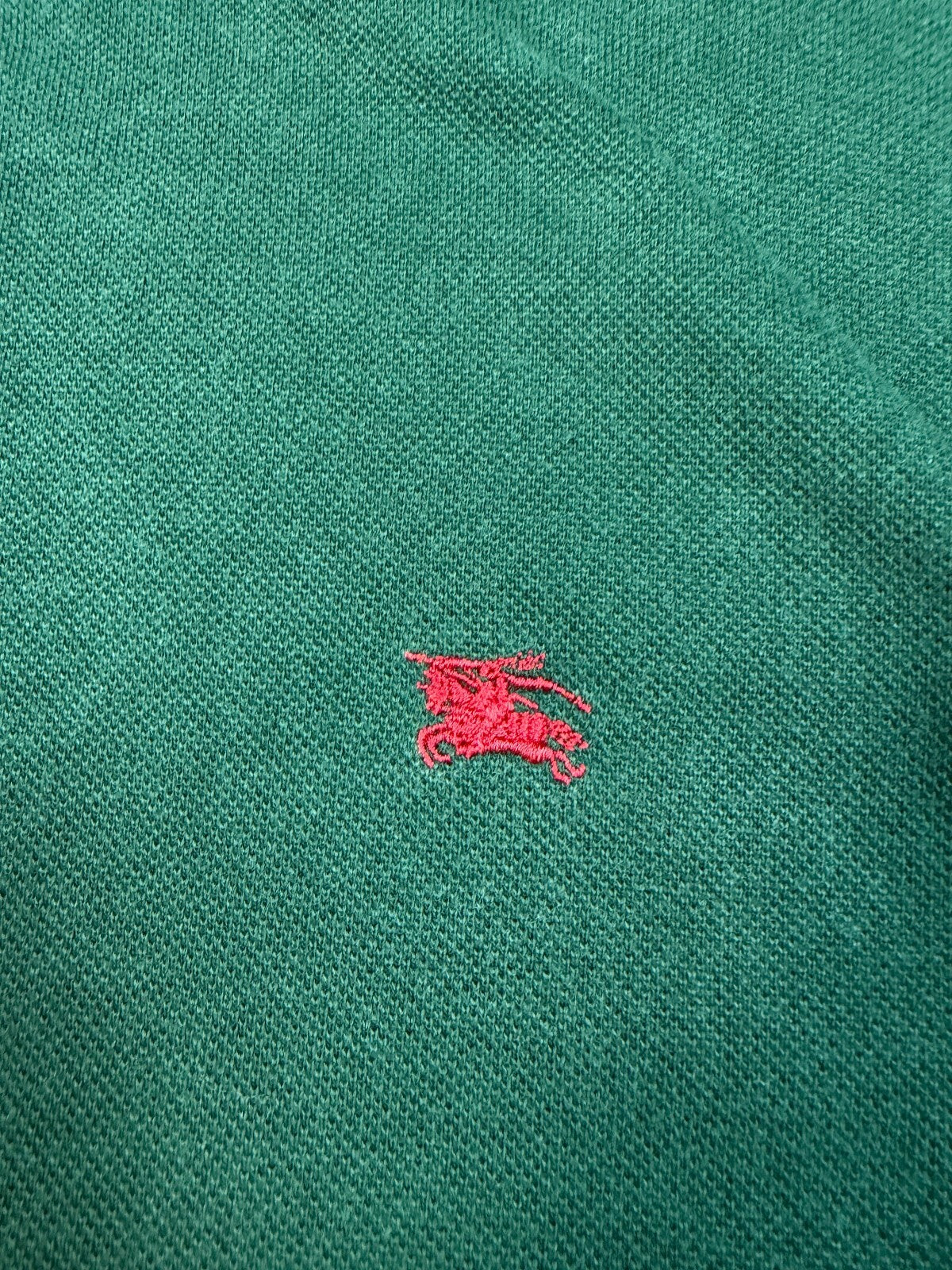 Vintage 90s Burberry short sleeve polo shirt (M)