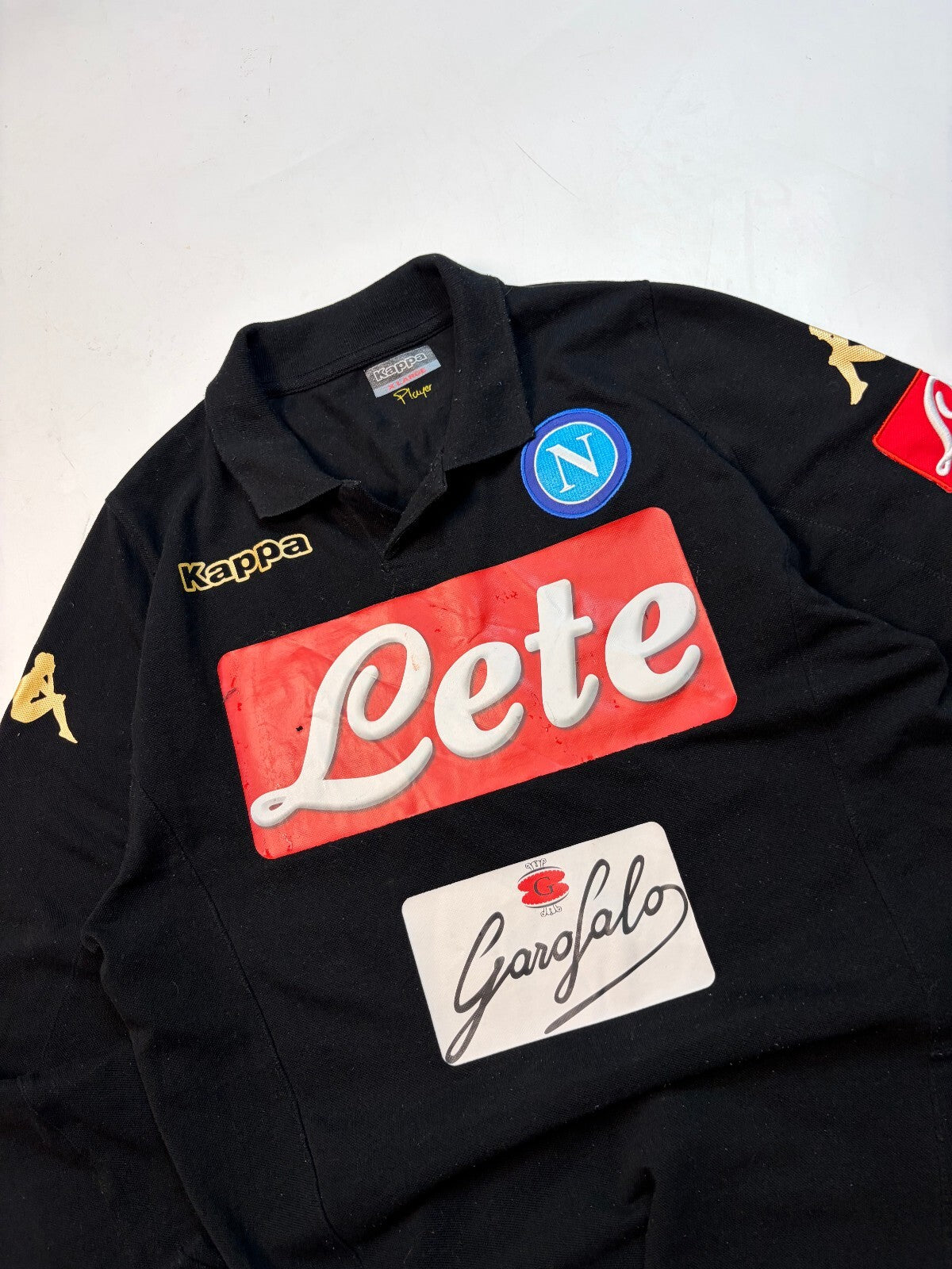 Napoli 2015/16 Kappa player issue training football shirt (XL)