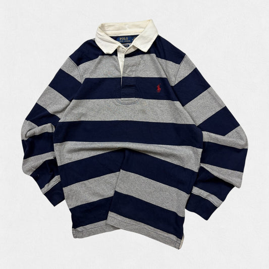 Ralph Lauren striped rugby polo shirt (M)