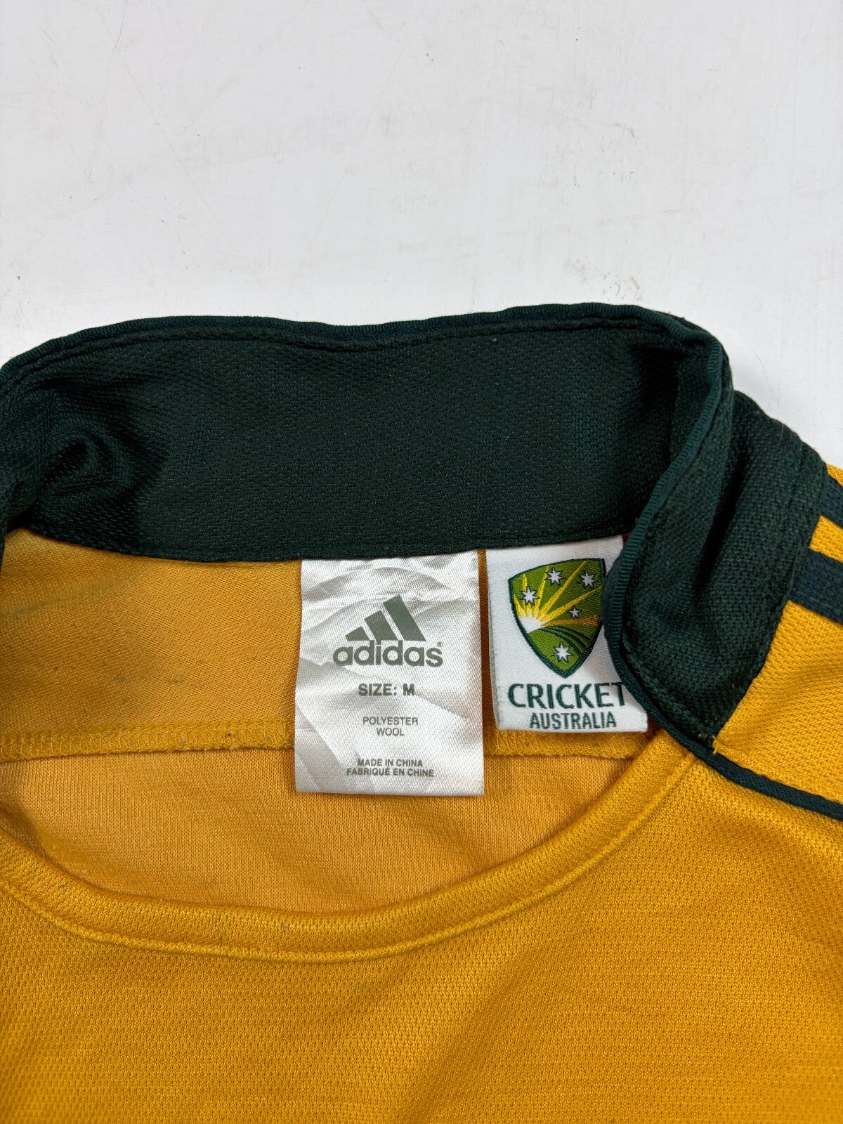 Vintage 2000s Australia ODI Adidas cricket shirt (M)
