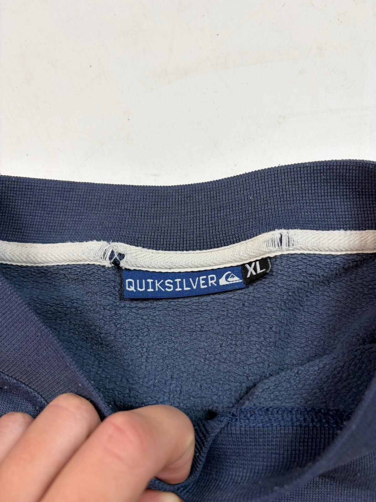 Vintage Y2K Quiksilver spell out sweatshirt (XL)