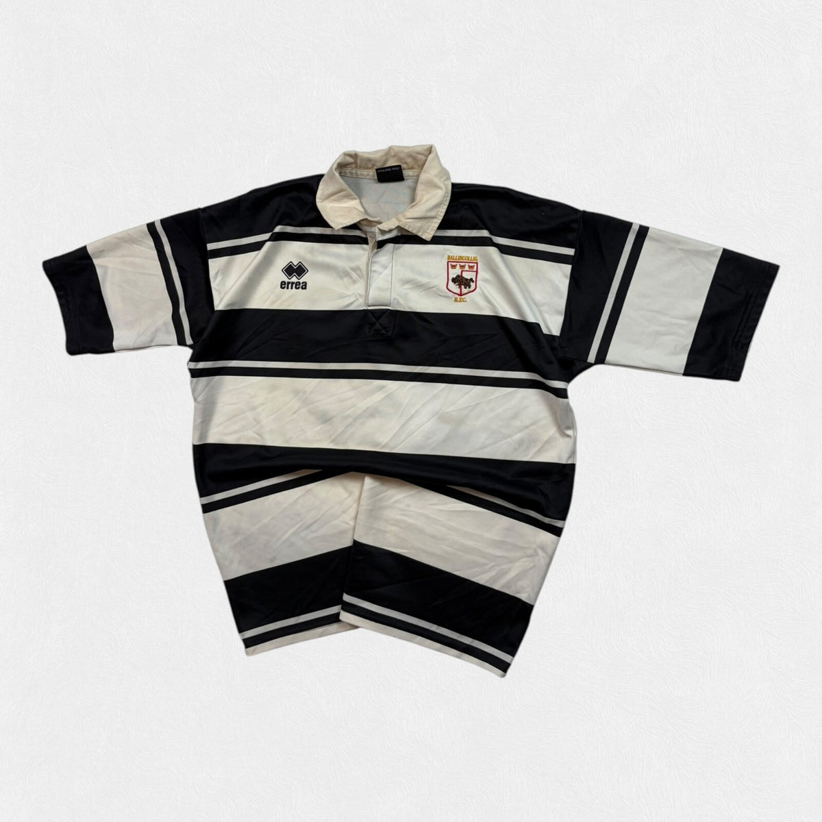 Vintage Ballincollig Errea match worn rugby union shirt (XXL)