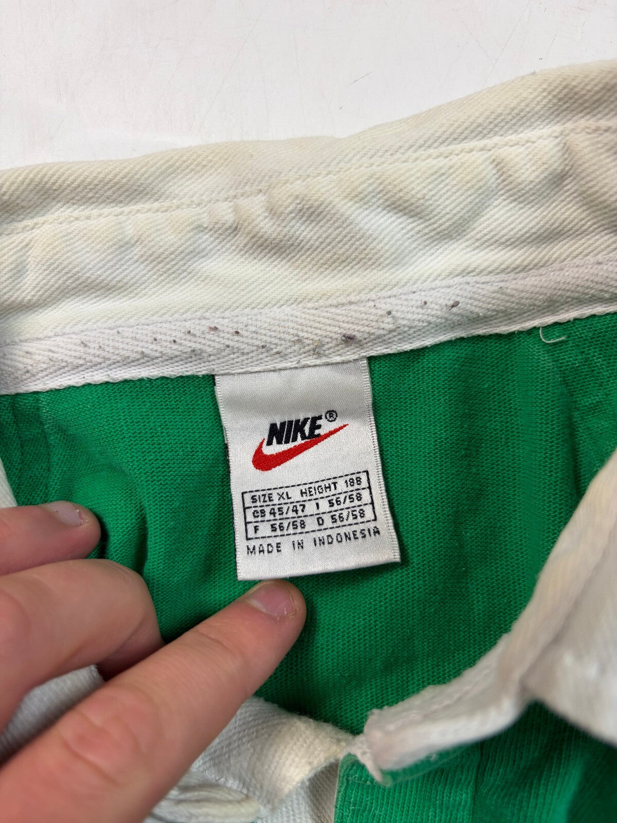 Vintage Ireland 1998/99 Nike rugby union shirt (XL)