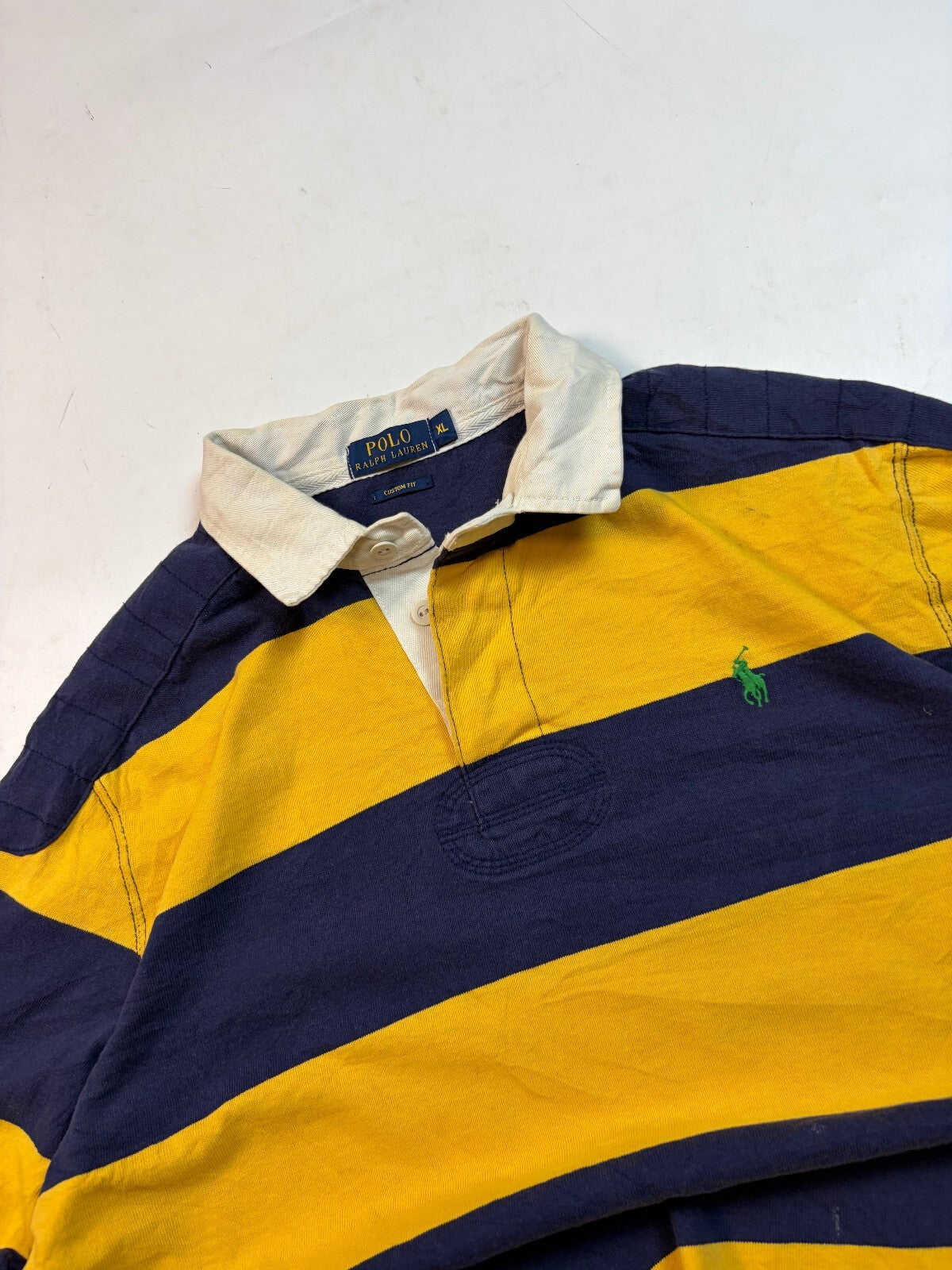 Ralph Lauren striped rugby polo shirt (XL)
