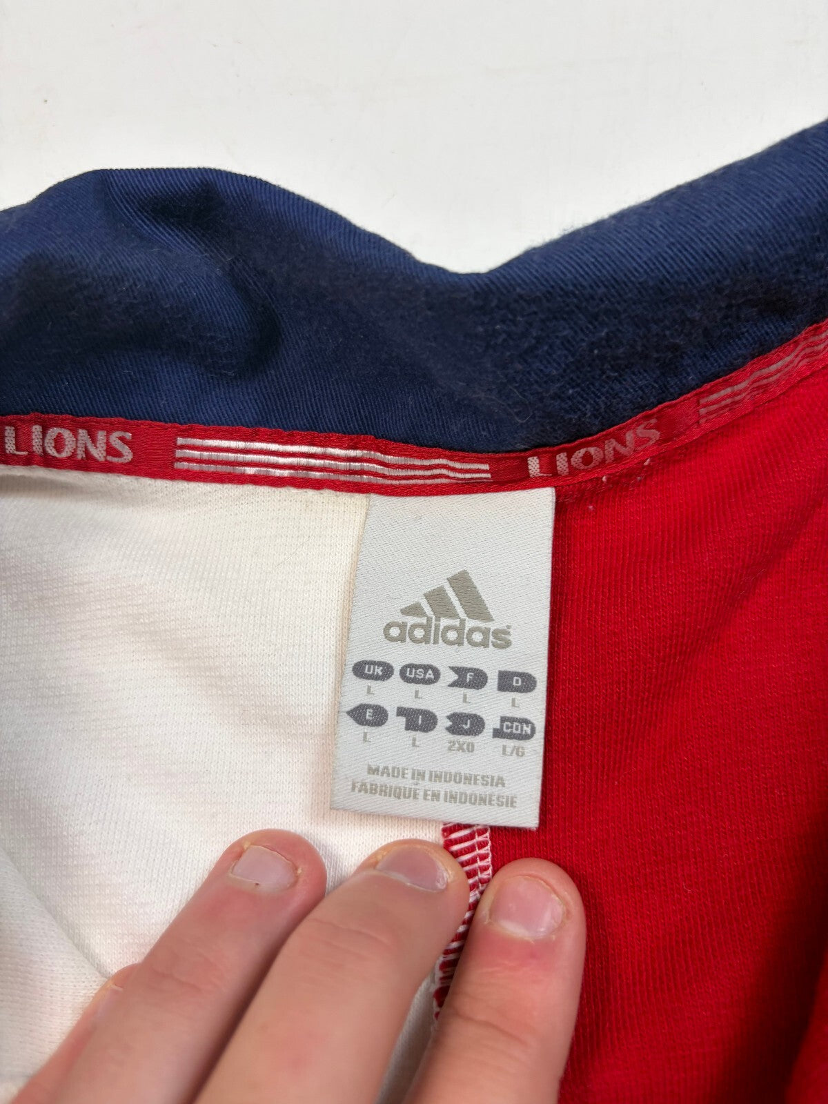 Vintage British & Irish Lions 2005 Adidas supporters rugby shirt (L)