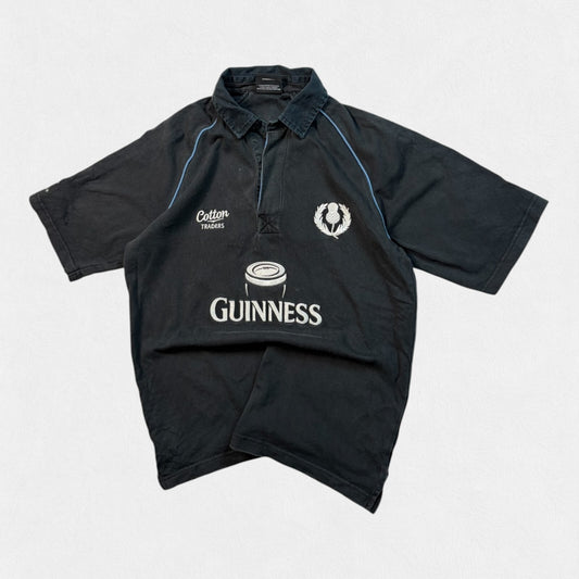 Vintage Scotland Guinness Cotton Traders rugby shirt (S)
