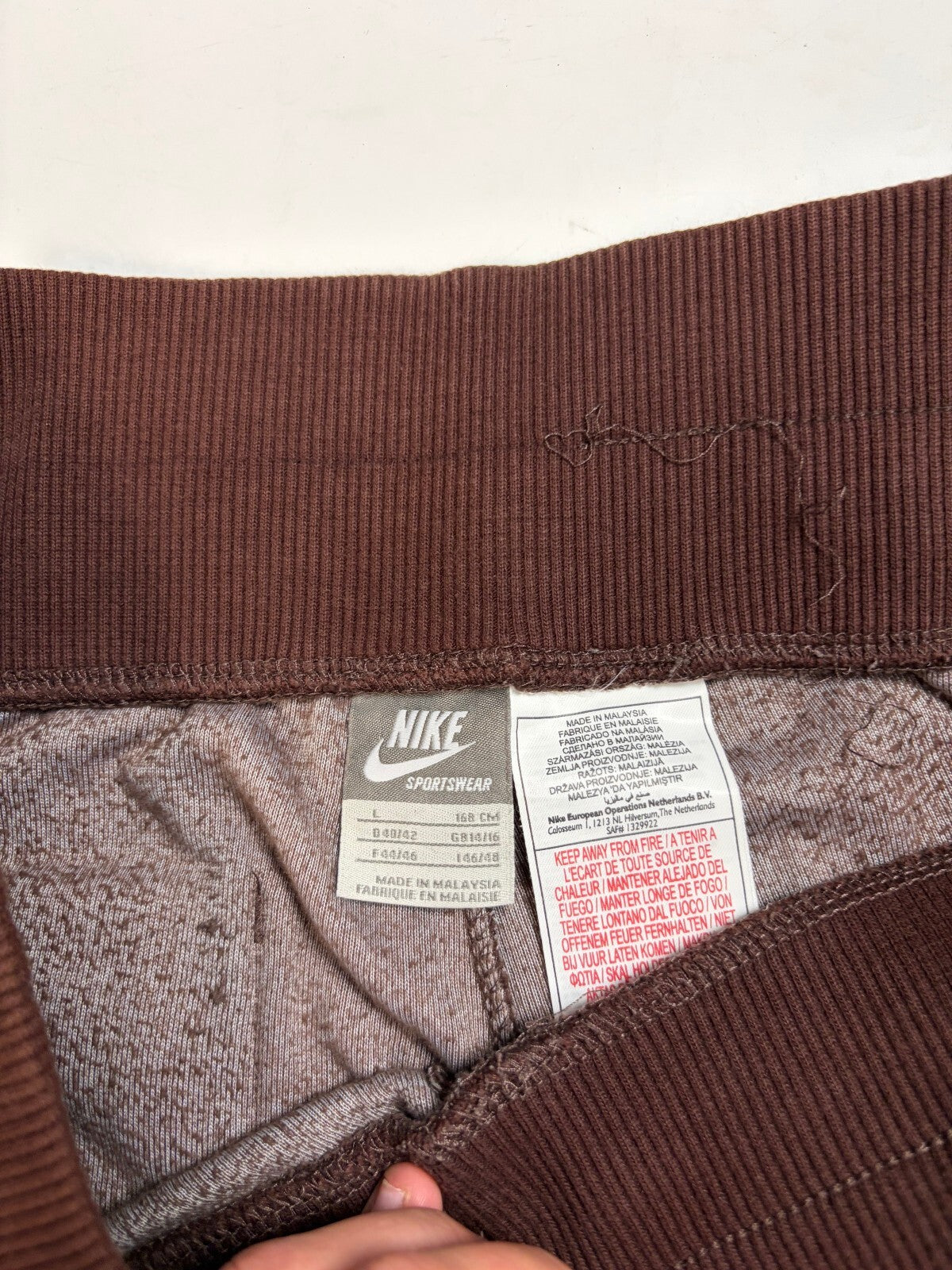 Vintage Nike baggy velour sweatpants (WL)