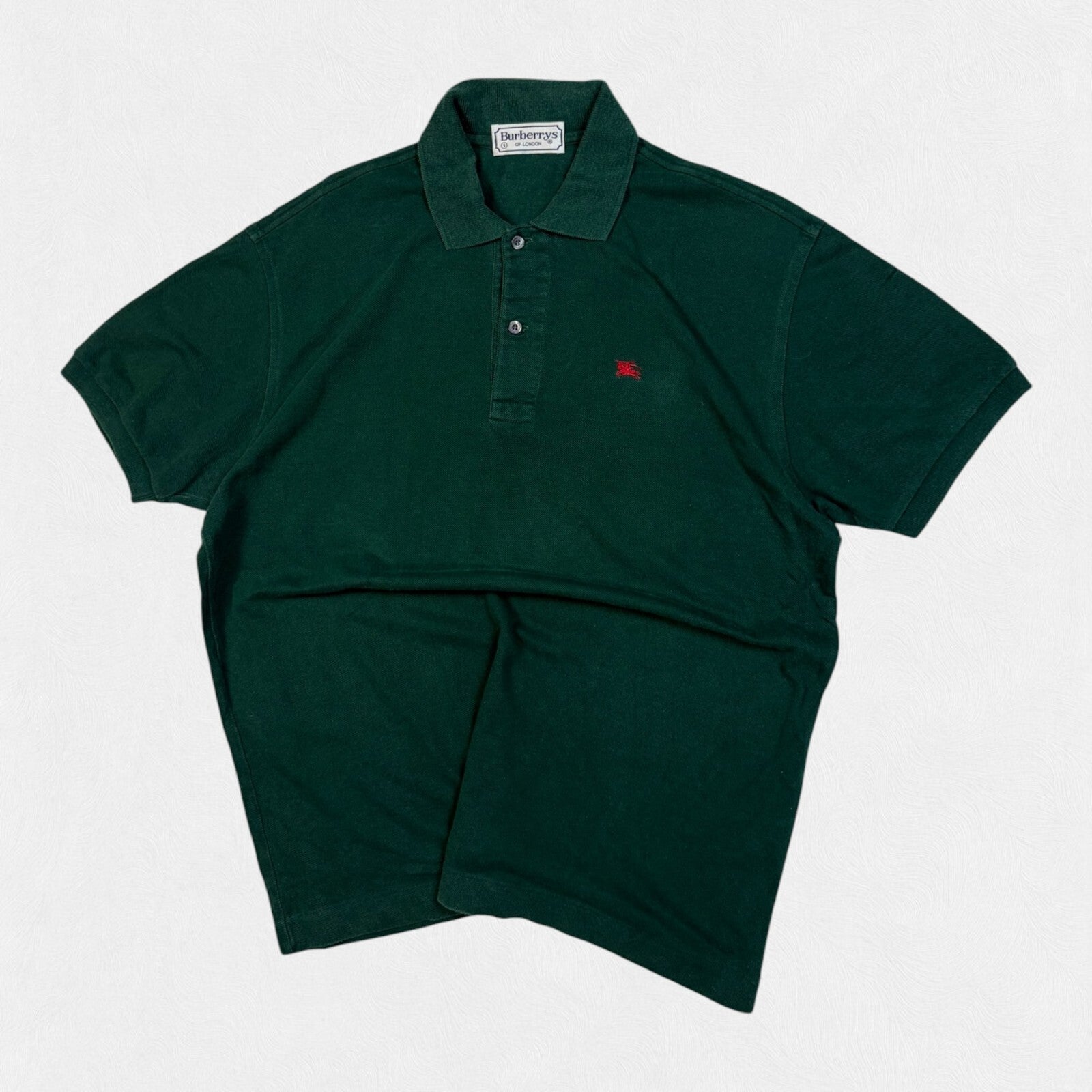 Vintage 90s Burberry short sleeve polo shirt (M)