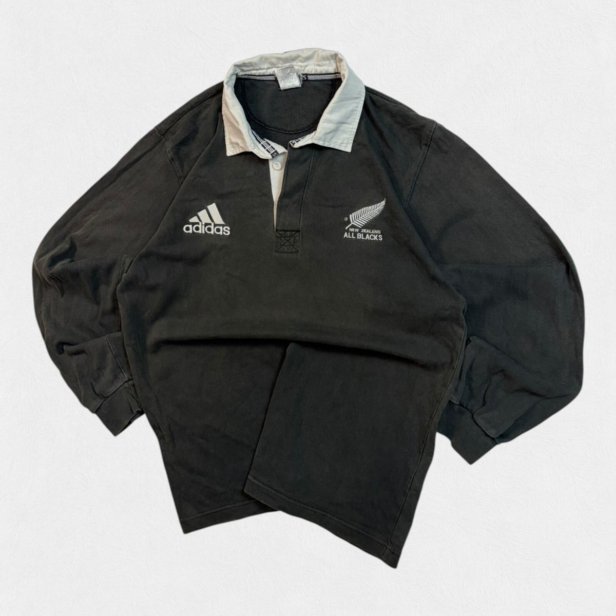 Vintage New Zealand all blacks 1999/00 Adidas rugby shirt (M)