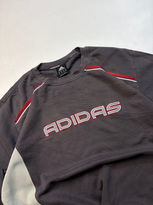 Vintage Y2K adidas spell out sweatshirt (XL)