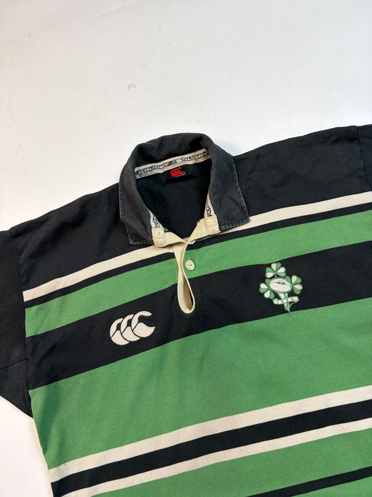 Vintage Ireland 2002-04 Canterbury training rugby union shirt (S)
