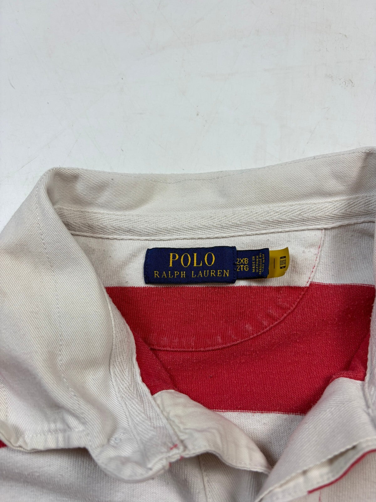Ralph Lauren striped rugby polo shirt (XXL)