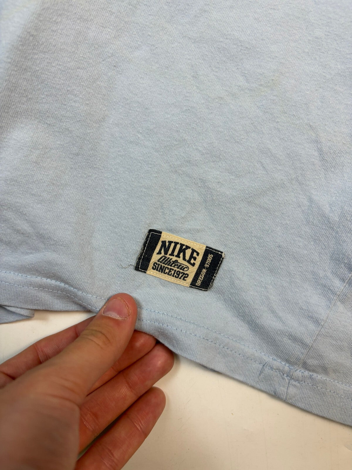 Vintage Y2K Nike athletic ringer tee (L)