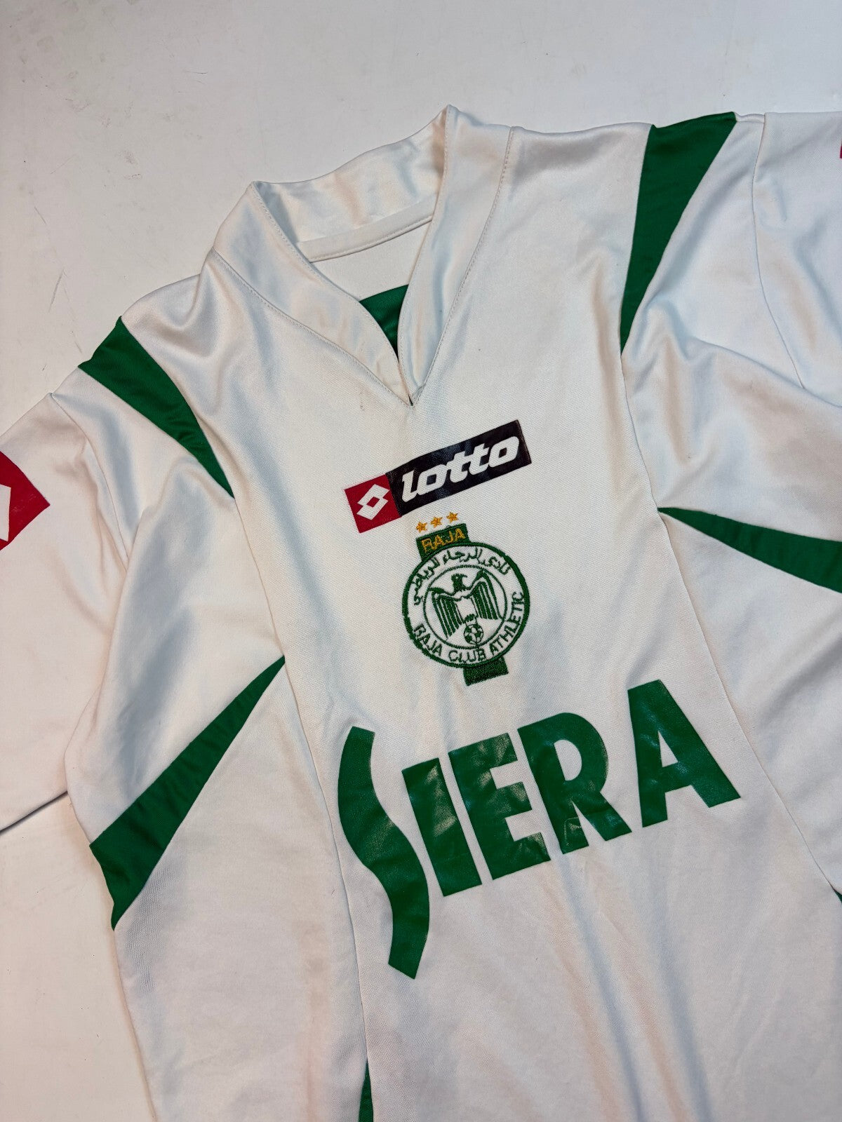 Vintage Raja Club athletic 2009/10 Lotto football shirt (M)