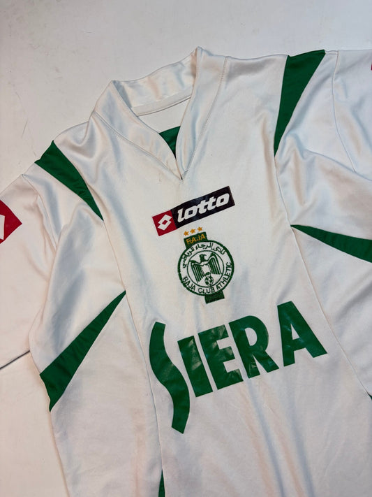 Vintage Raja Club athletic 2009/10 Lotto football shirt (M)