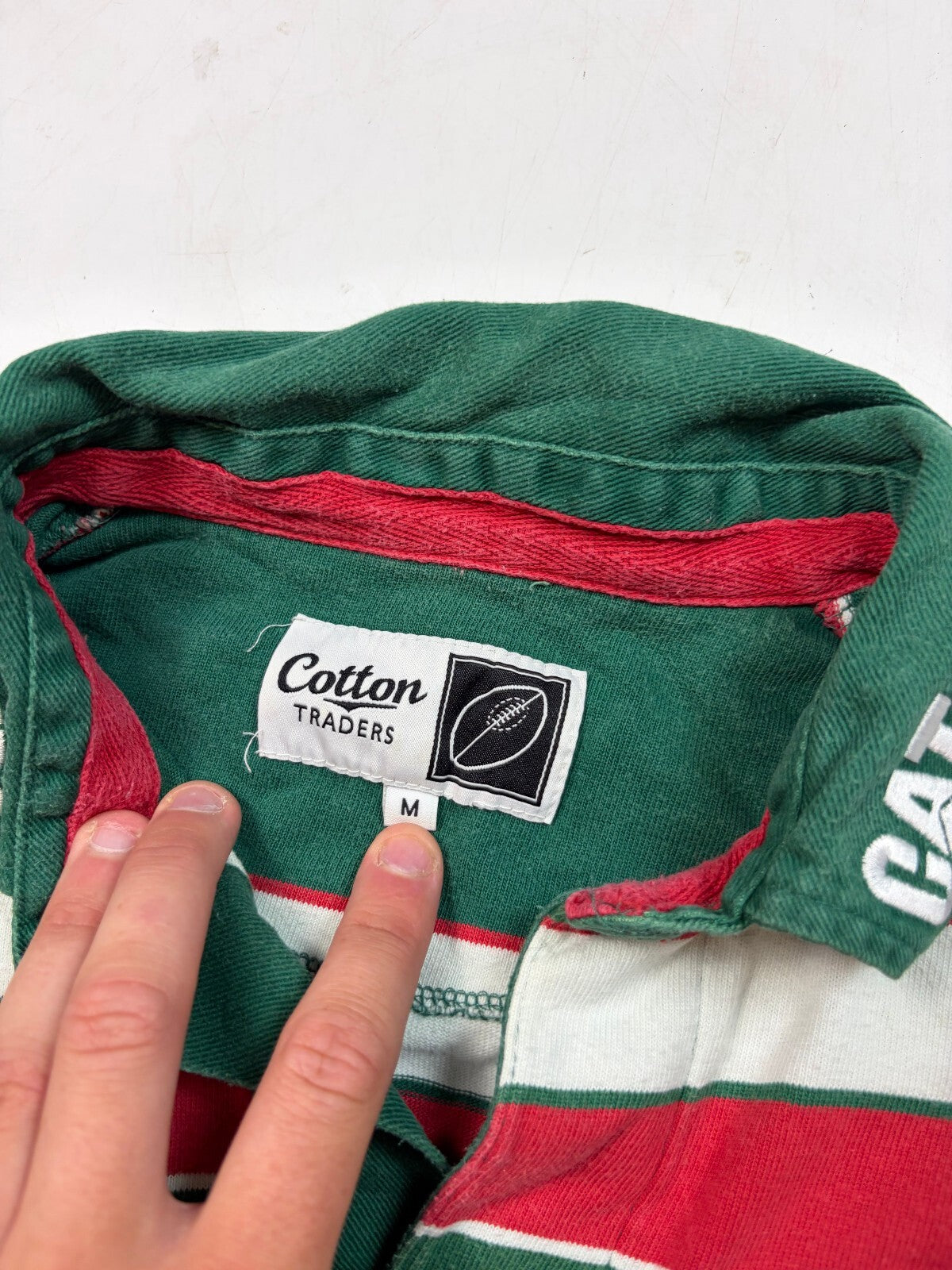 Vintage Leicester Tigers 2009/10 cotton traders rugby shirt (M)