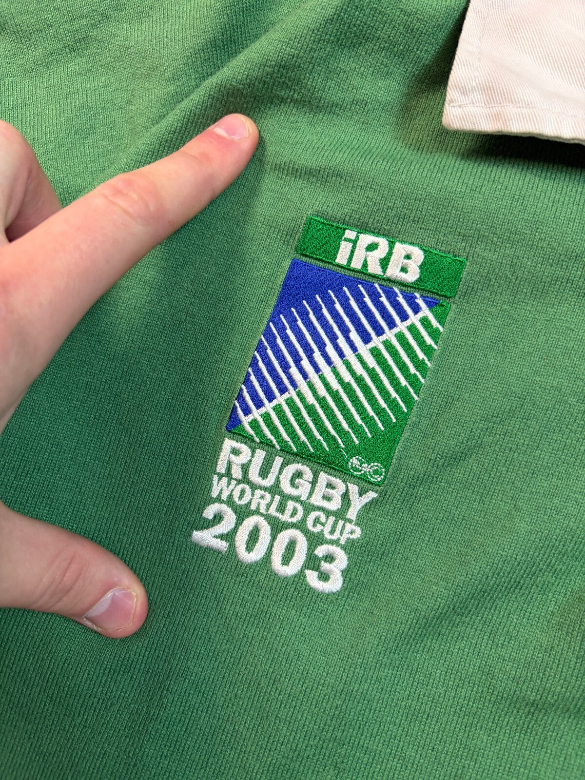 Vintage Ireland 2003 world cup Canterbury rugby shirt (3XL)