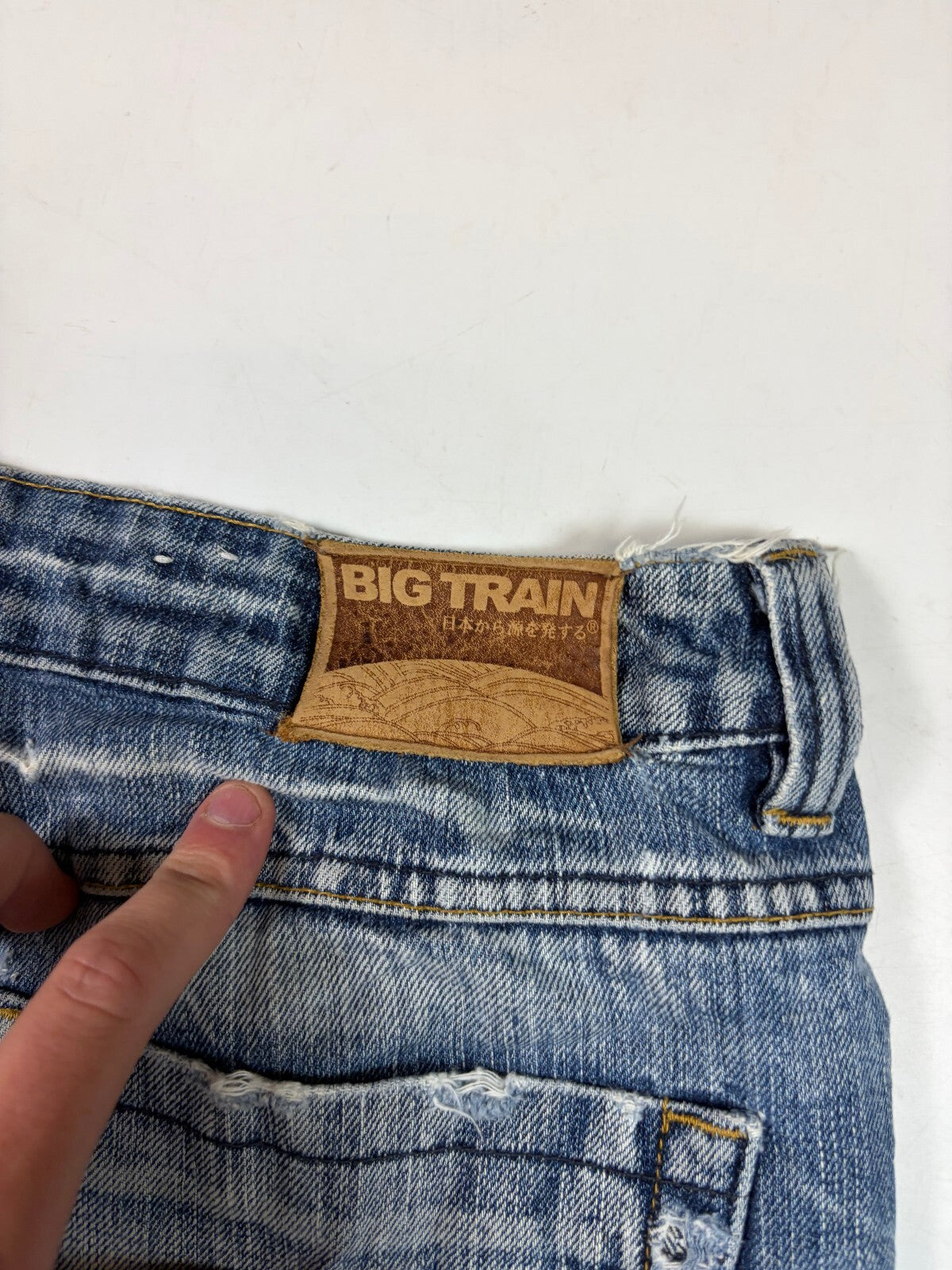 Vintage Y2K Big Train Japanese hip hop jeans (W34)