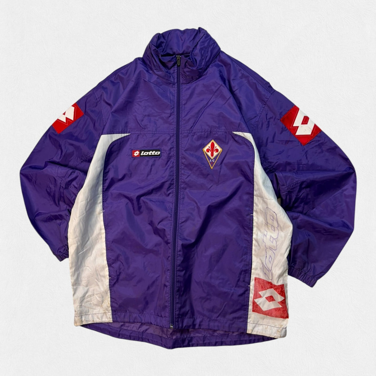 Vintage Fiorentina 2005/06 Lotto football rain jacket (XL)