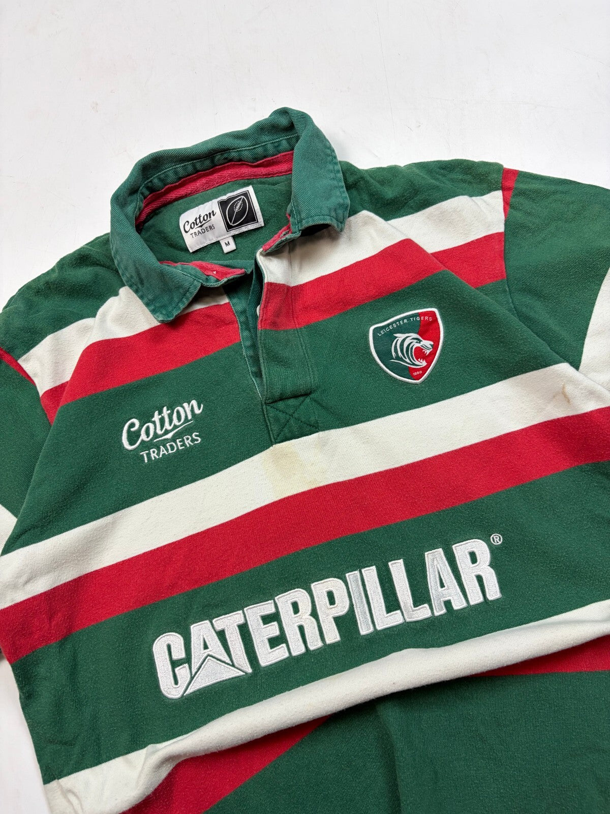 Vintage Leicester Tigers 2009/10 cotton traders rugby shirt (M)