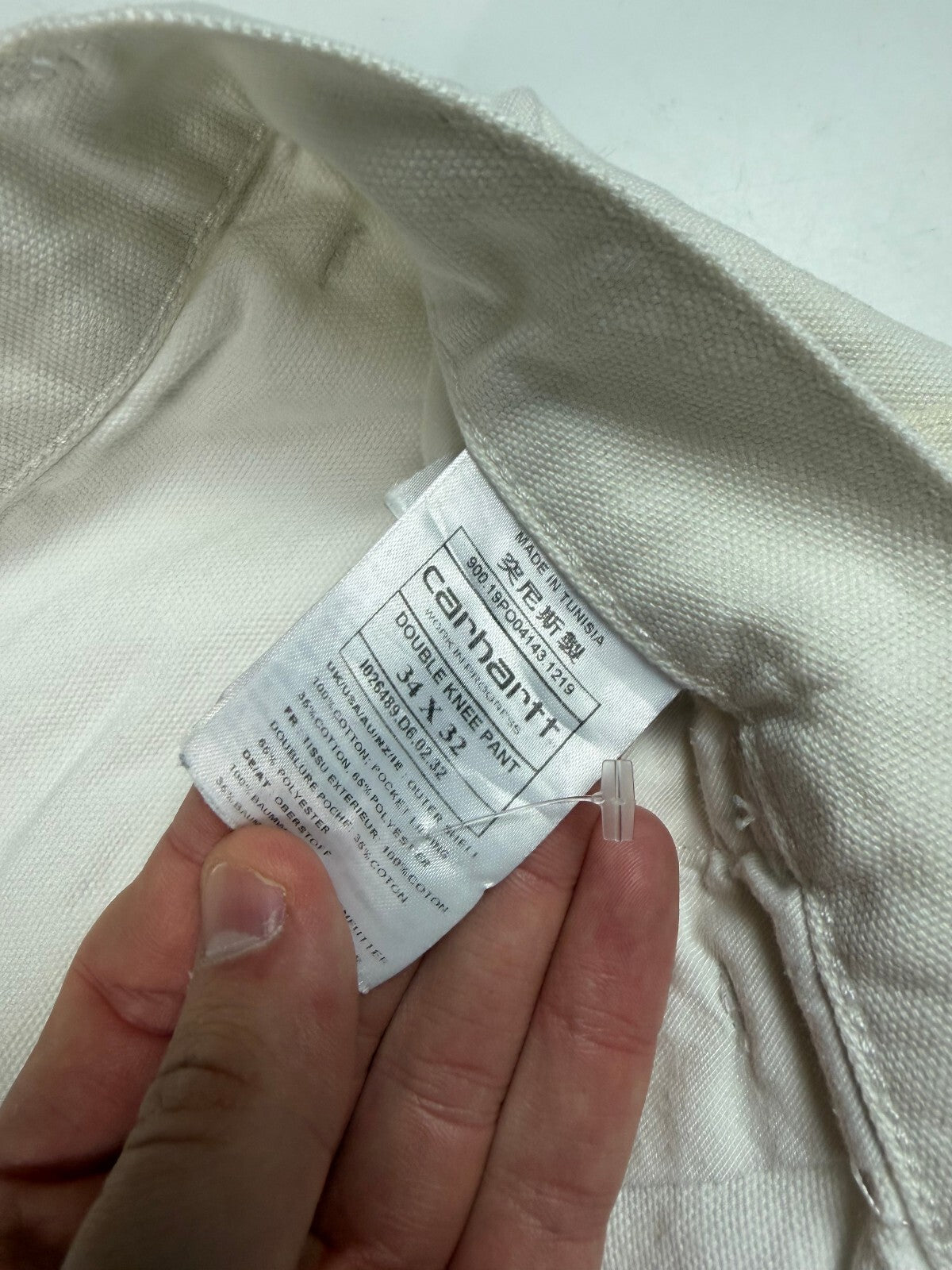 Carhartt baggy double knee carpenter pants (W34)