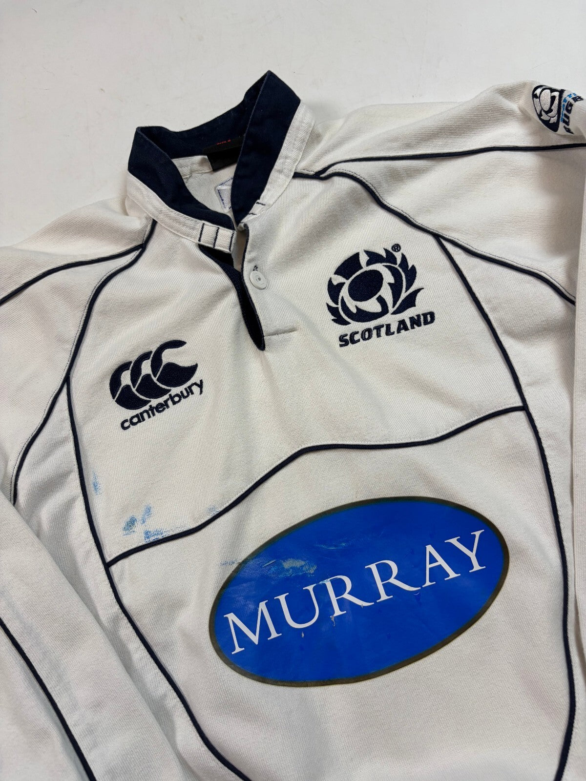 Vintage Scotland 2007/08 Canterbury away rugby shirt (S)