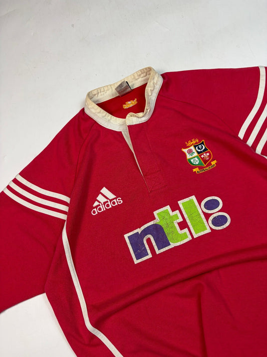 Vintage British & Irish Lions 2001 Australia tour Adidas rugby shirt (XL)