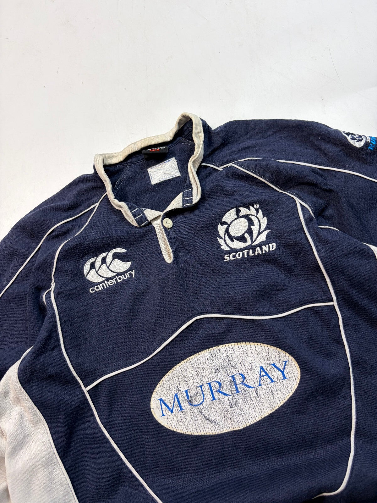 Vintage Scotland 2007/08 Canterbury rugby union shirt (M)
