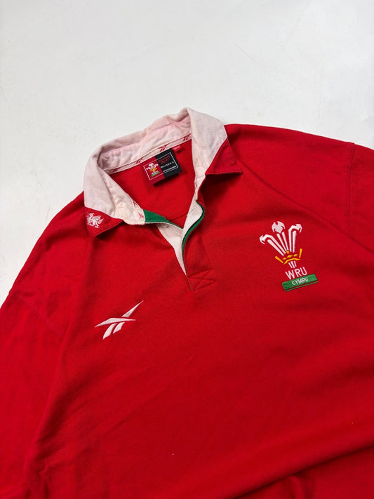 Vintage Wales 1998-00 Reebok rugby union shirt (XL)