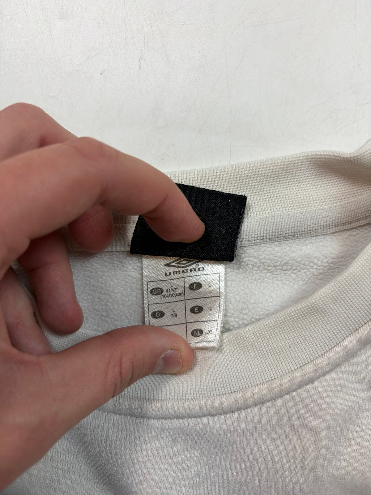 Vintage Y2K Umbro centre logo sweatshirt (L)